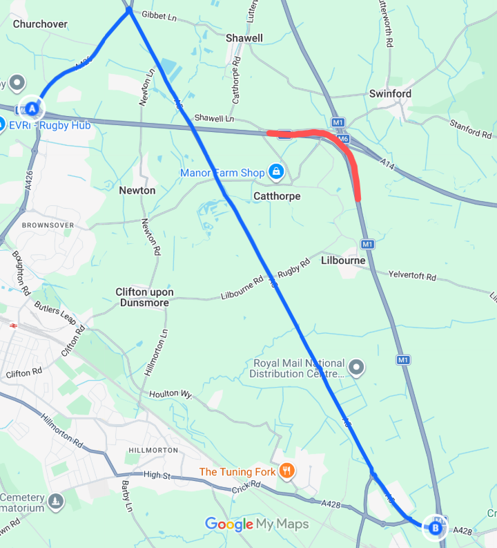 A14 Catthorpe